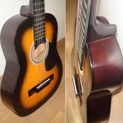 アコースティックギター★ミニアコギ★Sepia Crue★サンバースト★専用ケース付き★美品の画像