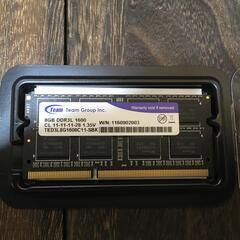 Team TED3L8G1600C11 8GB メモリ 【h251130011】の画像