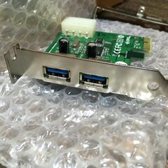 PCI Express用 USB3.0増設 USB2ポート搭載 インターフェースボード　PL-US3IF02PE 【h251130006】の画像