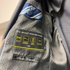 オリヒカビジネススーツジャケット➕パンツ（グレー)の画像