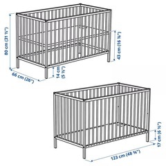 IKEA ベビーベッドセット
の画像