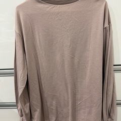 未使用 GRL グレイル フロント刺繍ロゴロンT[ze477] ピンク フリーの画像