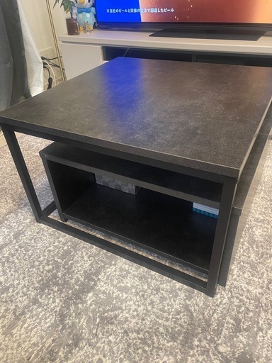 ネストテーブル LOWYA ダークグレー