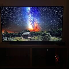 テレビとテレビ台の画像