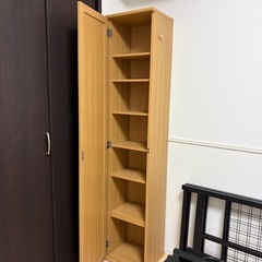 姿見　収納付きの画像