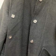 黒のロングコート、Mサイズの画像