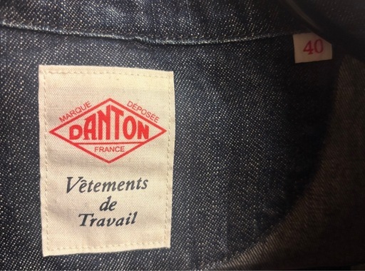 DANTON デニムカバーオール サイズ40 ジャケット