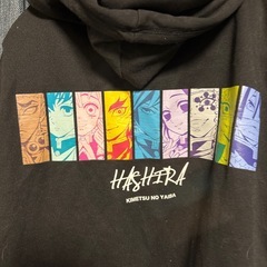 しまむら 柱 鬼滅の刃 HASHIRA 黒 パーカー 3L ブラックの画像