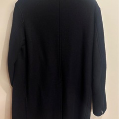 DANTON ウールコート ネイビー 38の画像