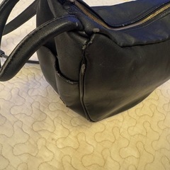 黒　バッグ　傷汚れありの画像