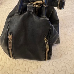 黒　バッグ　傷汚れありの画像