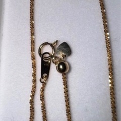 値下げ中‼️ K18 クリスクロスネックレス の画像