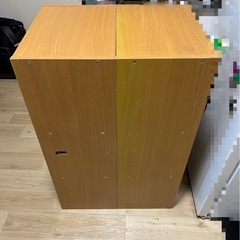 カラーボックス2個の画像