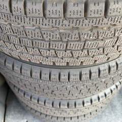 軽バン軽トラ軽貨物スタッドレスホイールセットLTタイヤの画像