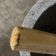 臼と杵　餅つきの画像