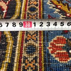 ペルシャ絨毯 ペルシャヴィンテージラグ 90x61 手織り オールドの画像