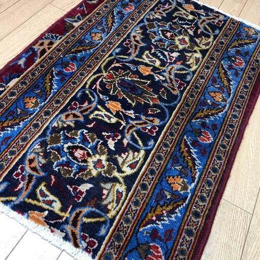 ペルシャ絨毯 ペルシャヴィンテージラグ 90x61 手織り オールド ペルシャ絨毯 ペルシャヴィンテージラグ 90x61 手織り オールド (マキ