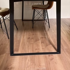 【商談中】【多数問合せ】フランフラン系列モダンワークスブランド　ダイニングテーブル80×160の画像