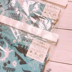 H2945 恐竜　新品　ハーモニカ　レッスンバック　巾着袋　入園　入学　まとめの画像