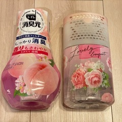 トイレ洗浄剤＆消臭元 6点まとめて（洗剤2本＋詰替2個＋消臭2個）の画像