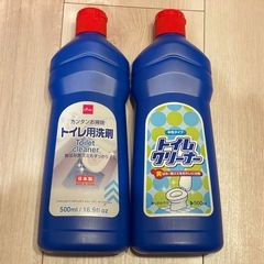 トイレ洗浄剤＆消臭元 6点まとめて（洗剤2本＋詰替2個＋消臭2個）の画像