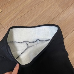 裏起毛　極暖　ブラックレギンスの画像