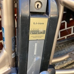 YAMAHA電動自転車 子供乗せ 前後あり／※走行不可・バッテリー充電OK／ジャンクの画像