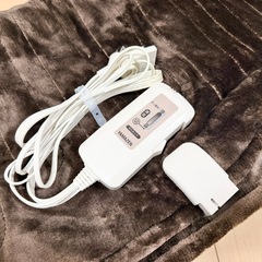 美品 YAMAZEN ふんわりもこもこ フランネル 電気毛布 YMS-F33Pの画像