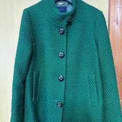 SHIPS ships シップス　コート　レディース　S グリーン　緑の画像