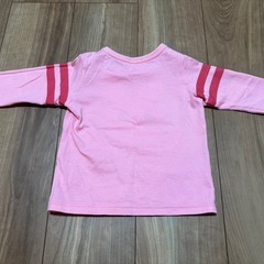 HOT BISCUITS ホットビスケッツ　ピンク長袖Tシャツ 80の画像