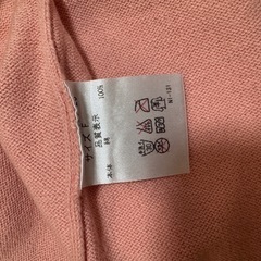 petitmain プティマイン　ピンクニットカーディガン　ベビー　フリーサイズの画像