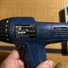 【ジャンク品】REXON コードレスドリルドライバー　インパクト コードレスドライバードリル 充電式 ドリル 電動工具の画像