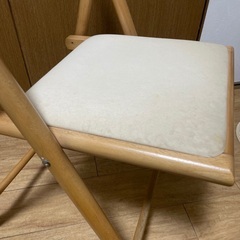 廃版　無印良品　木製 折りたたみ椅子 フォールディングチェア MUJIの画像