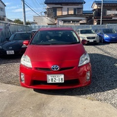 トヨタ プリウス 平成23年式 赤車検R8年10月まで！ETC・純正アルミ・調子良好！の画像