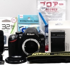 Nikon D3200 レンズキット❤️ニコン❤初心者おすすめ❤一眼レフデビューの画像