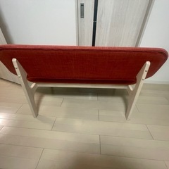 ニトリダイニング2人チェア 赤リラックスワイドNSF) の画像