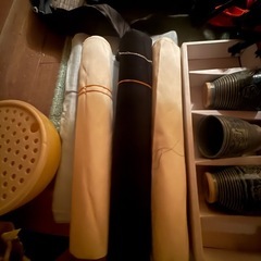 昔の端切れの布、カーテンなど、もらってください！の画像