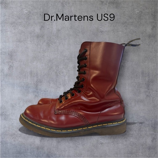 Dr.Martens ドクターマーチン 10ホール チェリーレッド US9 27