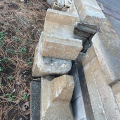 長方形　石　コンクリートの画像