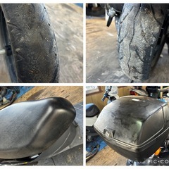 スズキ❗️ レッツ4❗️ 綺麗❗️  リアボックス付き❗️ 前かご付き❗️の画像