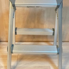 2段脚立（折りたたみ）アルミ踏み台／作業用に の画像