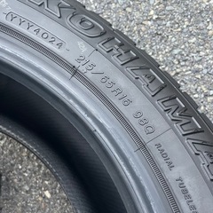 215/65R16 98Q YOKOHAMA GEOLANDAR I/T-S 98Q ヨコハマ ジオランダー スタッドレスタイヤのみ 4本セットの画像