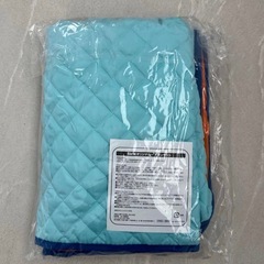 先着順❗️未使用品 BMWノベルティ オリジナルブランケット 水色×オレンジの画像