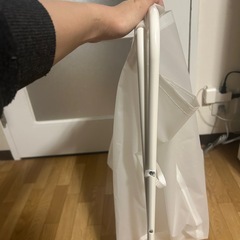 IKEA ランドリーバスケット　折りたたみ　美品の画像