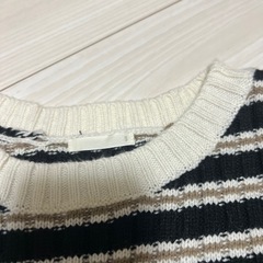 ボーダーレディースセーターSサイズの画像