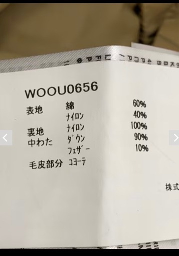 ウールリッチ　アークティックパーカ