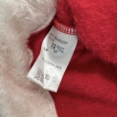 帽子付き❗️バースデイ サンタコスチューム リボン 90の画像