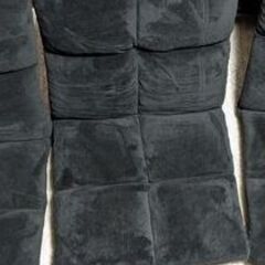 アイリスプラザ 座椅子 リクライニング ブラック FC-540の画像