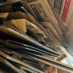 段ボール大量まとめて（無料）取りに来ていただける方の画像