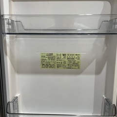 【新古品】シャープ　2ドア冷蔵庫(一人暮らし用)の画像